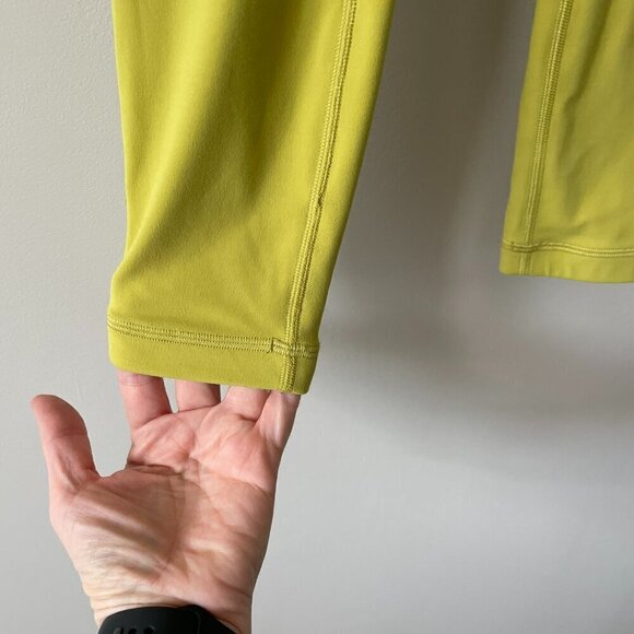 Lululemon 2021 Align Pant 25" High Rise Waist Activewear Leggings Yellow Pear 0 - Picture 5 of 6